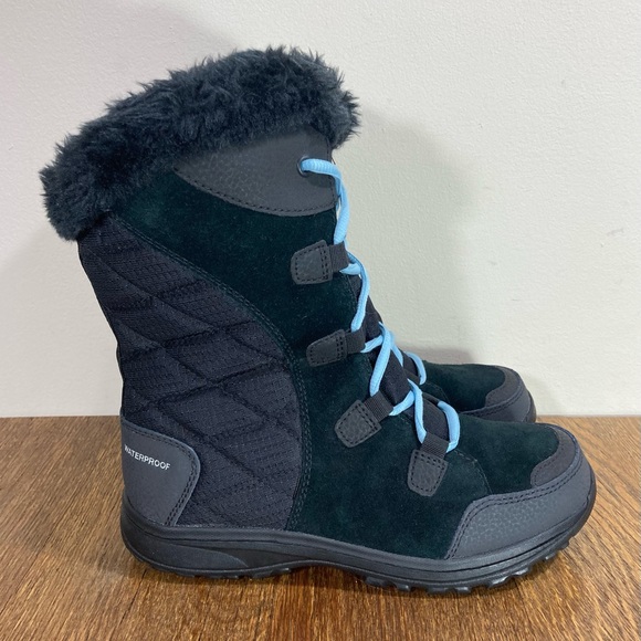NWT Columbia Ice Maiden ll Snow Boot Women’s Size 6 Black/Oxygen - Picture 1 of 10